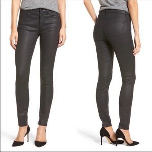 Madewell Black Coated Skinny Skinny Jeans, sz 24